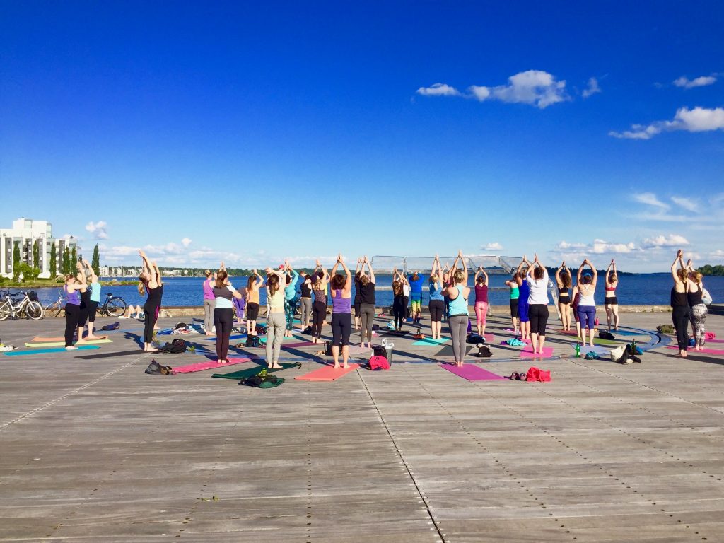 open air yoga